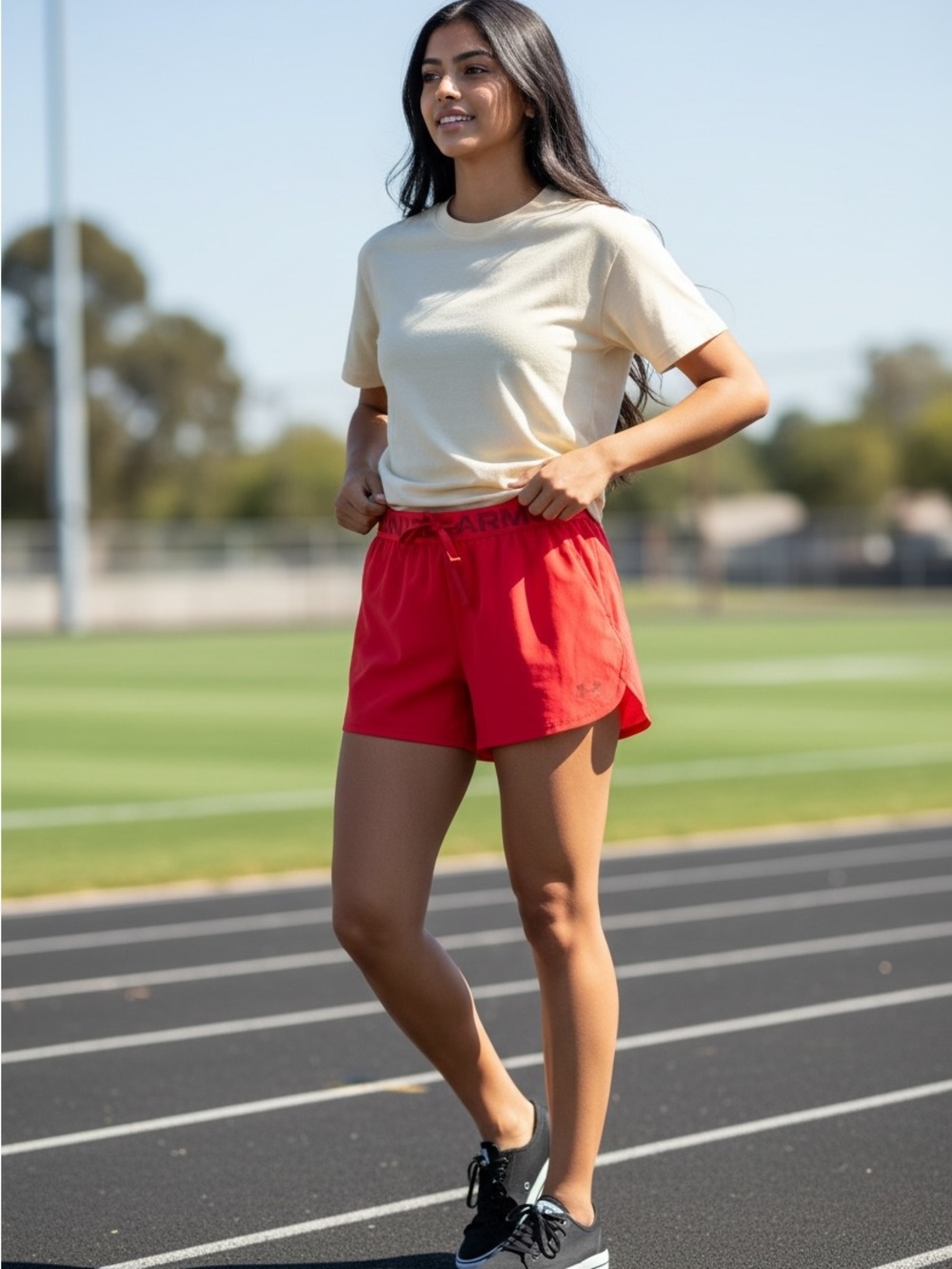 Under Armour Hot Pink Women's Athletic Shorts